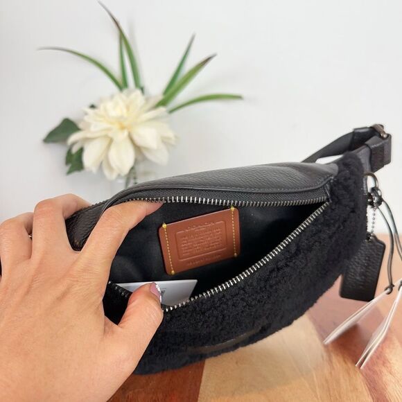 NWT Coach Warren Mini Belt Bag In Signature Canvas - Picture 6 of 6